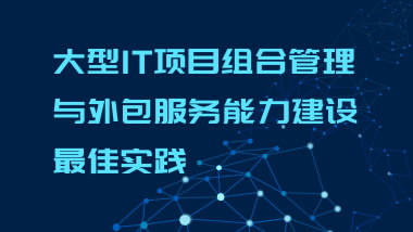 大型IT项目组合管理与外包服务能力建设最佳实践