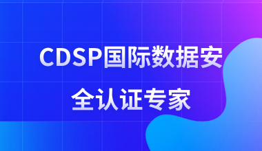 CDSP国际数据安全认证专家