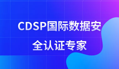 CDSP国际数据安全认证专家